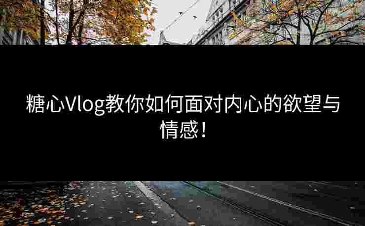 糖心Vlog教你如何面对内心的欲望与情感！