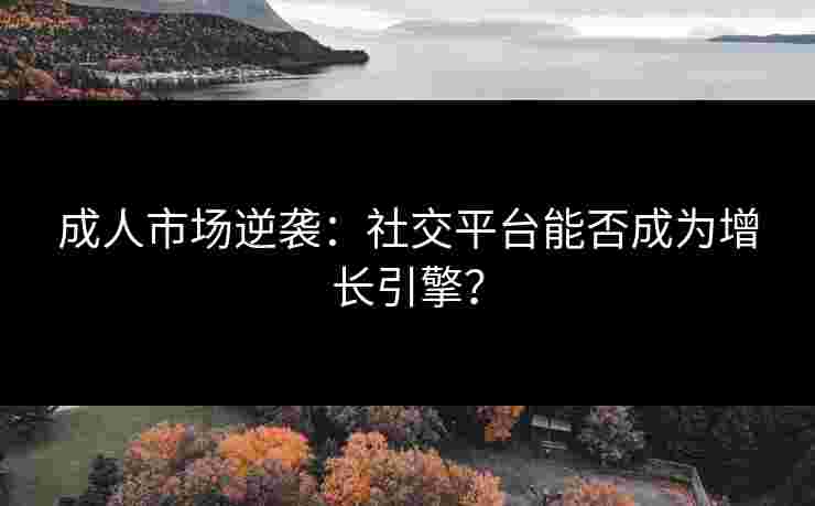 成人市场逆袭：社交平台能否成为增长引擎？
