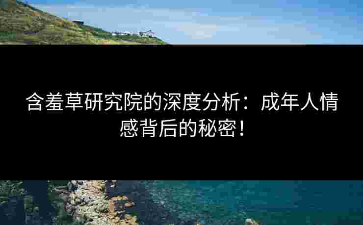 含羞草研究院的深度分析：成年人情感背后的秘密！