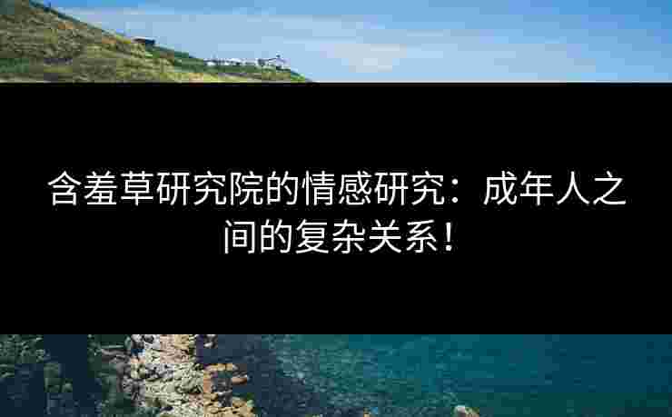 含羞草研究院的情感研究：成年人之间的复杂关系！